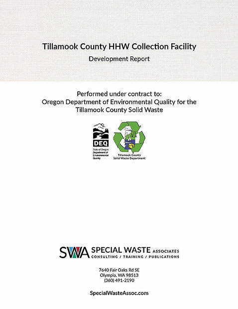 Tillamook County HHW Collection Facility