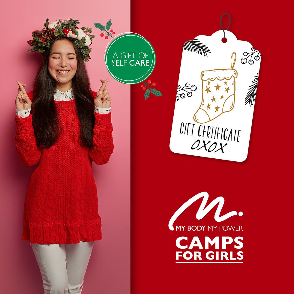 My Body My Power Camp Gift Certificate