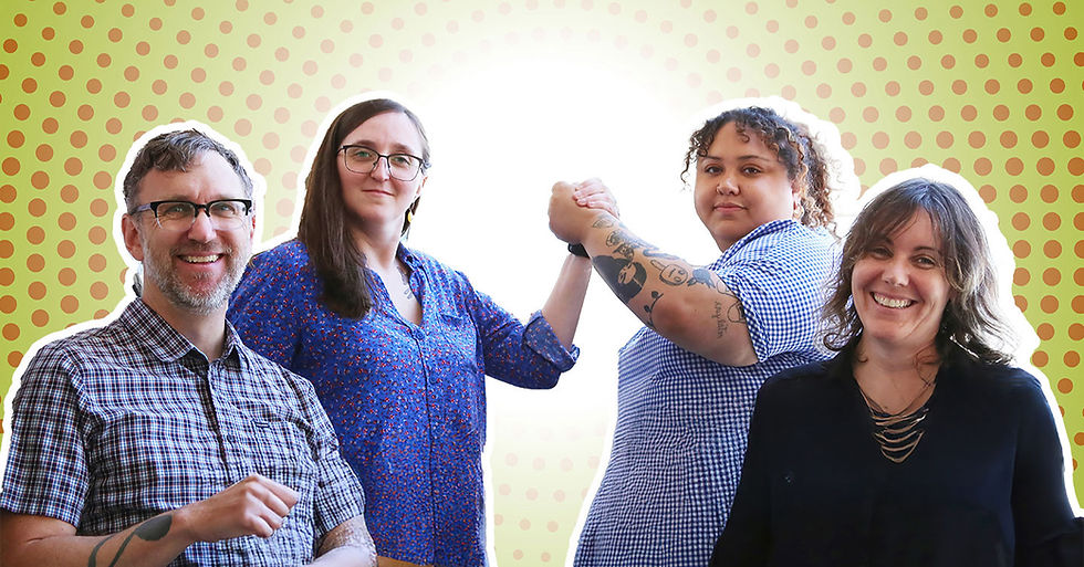 staff pic of four people