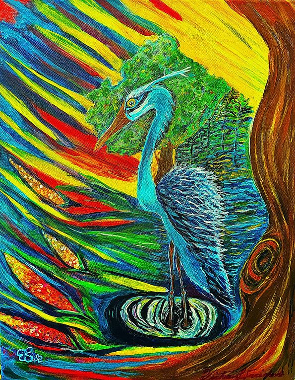 Wisdom Flows | Mixed Media