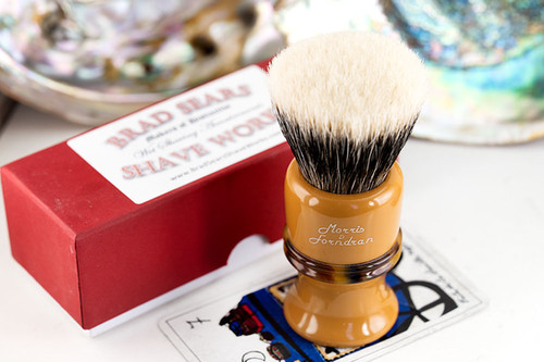Morris & Forndran Blonde Badger Shaving Brush - Max Sprecher Store