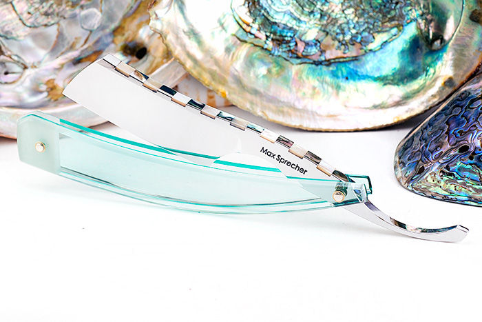 Thumbnail: Max Sprecher Razors・8/8・French Point・Australian Greenlip・Made in USA