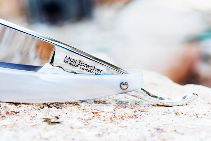Max Sprecher Razors・7/8+・Spanish Point・Silver Pearl・Made in USA