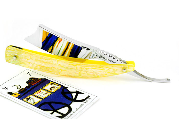 Thumbnail: Max Sprecher Razors・9/8・Spanish Point・Yellow Awabi・Made in USA