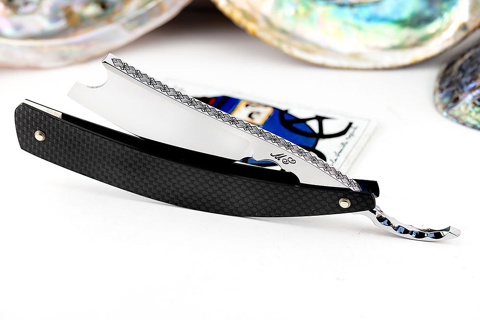 Thumbnail: 9/8・Barber's Notch・En9/8・Barber's Notch・Engraved Spine and Tang・CFgraving・CF
