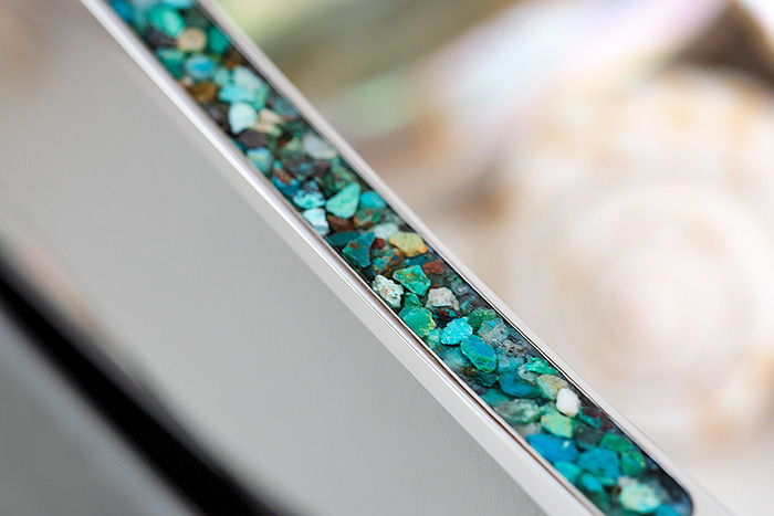 Thumbnail: Max Sprecher Razors・9/8・Spanish Point・Chrysocolla・Forged Carbon Fiber・Made in USA