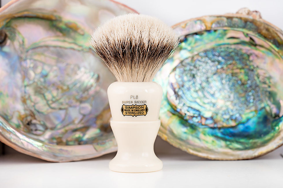 Simpson Polo 8 - Super Badger - Made In England - Shaving Brush