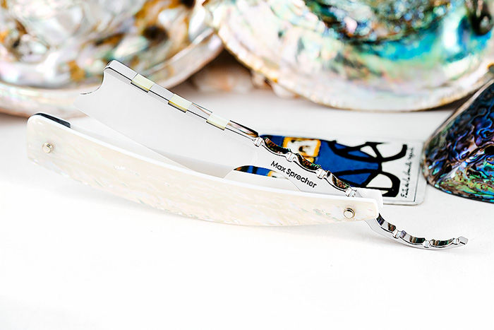 Max Sprecher Razors ・9/8・Spanish Point・Gold-Lip・Awabi