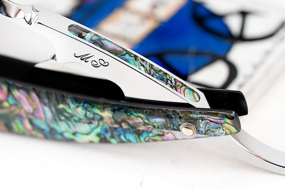 Thumbnail: 9/8・Barber's Notch・Abalone・Straight Razor