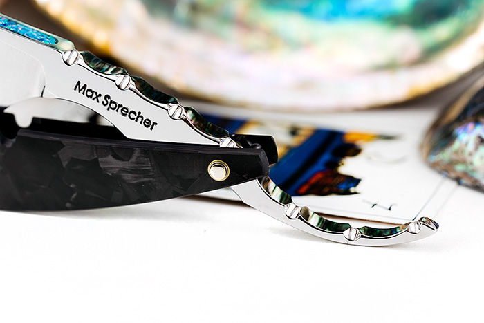 Thumbnail: 9/8・Spanish Point・Blue & Pink Opal・Forged Carbon Fiber