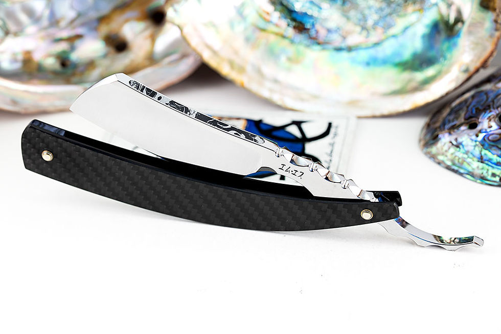 8/8+・Beveled French Point・Yasugi Steel・Shiro-Gami #1・Mokume Gane・CF twill