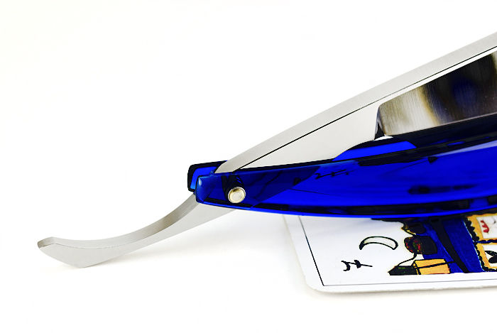 Thumbnail: Max Sprecher Razors・8/8・French Point・Sapphire Blue・Made in USA