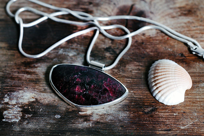 Thumbnail: Eudialyte Sterling Silver Pendant