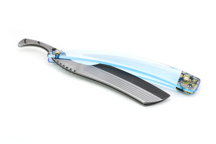 Thumbnail: Max Sprecher Razors・7/8・Irish Point・Suminagashi・Takefu V2・Made in USA