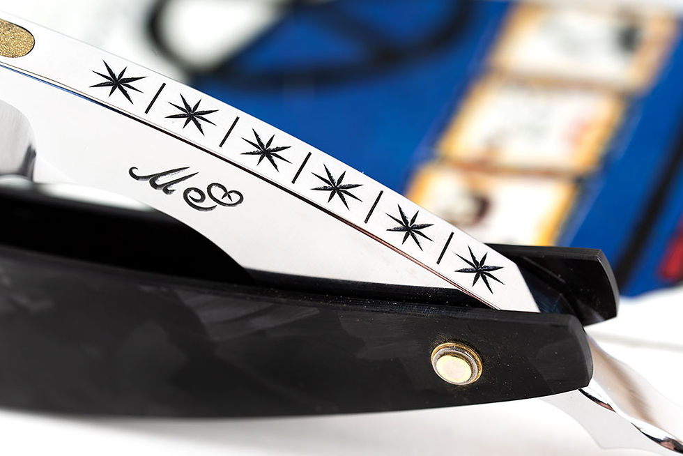 Thumbnail: 9/8・Barber's Notch・Mokume Gane ・Forged Carbon