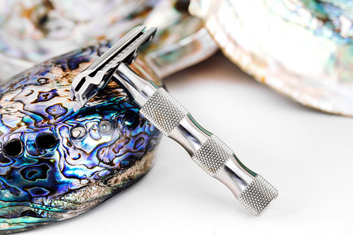 'Weber PH Wave Safety Razor - Stainless Steel USA-Made'