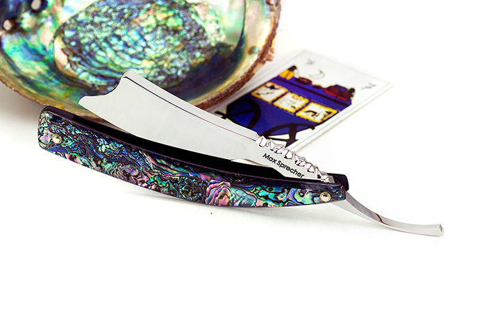 Thumbnail: Max Sprecher Razors・9/8・Spanish Classic Point・Abalone・Made in USA