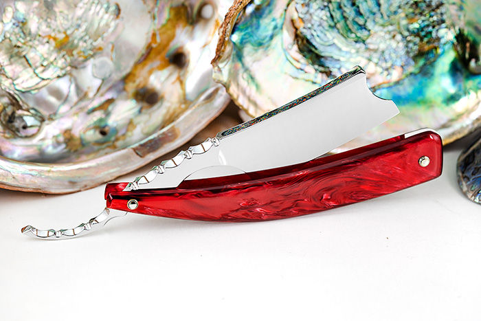 Thumbnail: Max Sprecher Razors - 9/8・Spanish Point・Fire Opal ・Red Pearl Kirinite