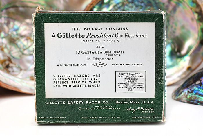 Thumbnail: NOS・'53 •  Gillette President・Made in USA