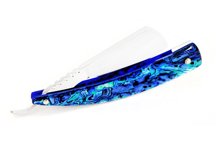 Thumbnail: Max Sprecher Custom Razor・Mini Razor・Irish Point・Blue Paua・Made in USA