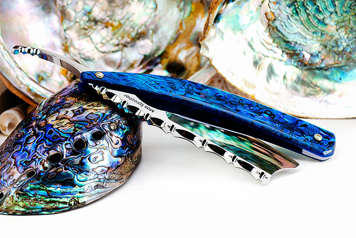 Max Sprecher Razors・9/8・Spanish Point・Blue Paua・Made in USA