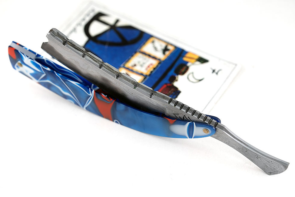 Thumbnail: Snailforge Custom Razor - Suminagashi - Belgium