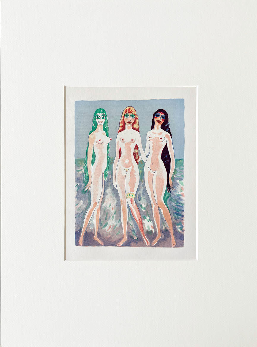 Woodprint Kees van Dongen 