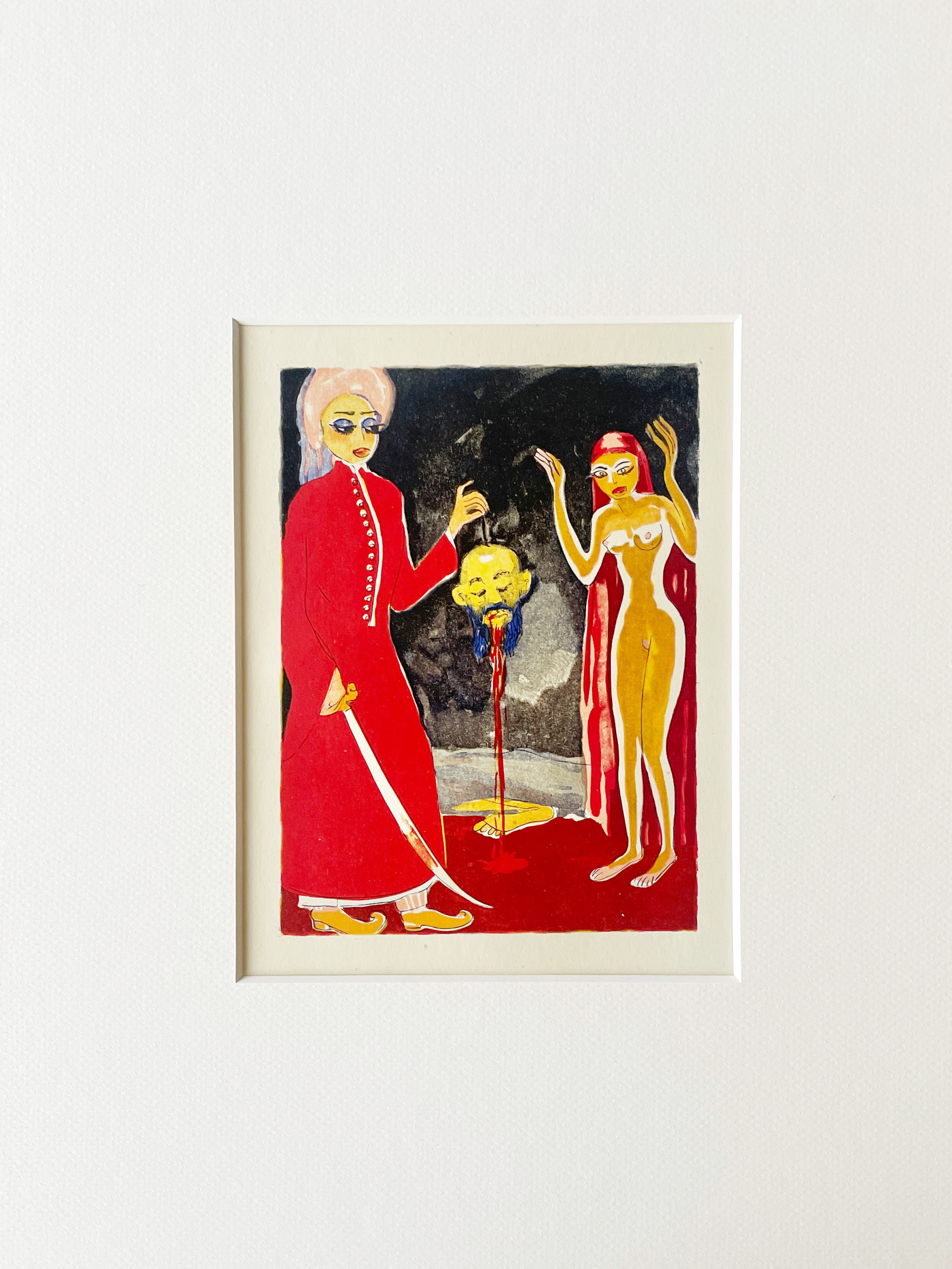 Woodprint Kees van Dongen 