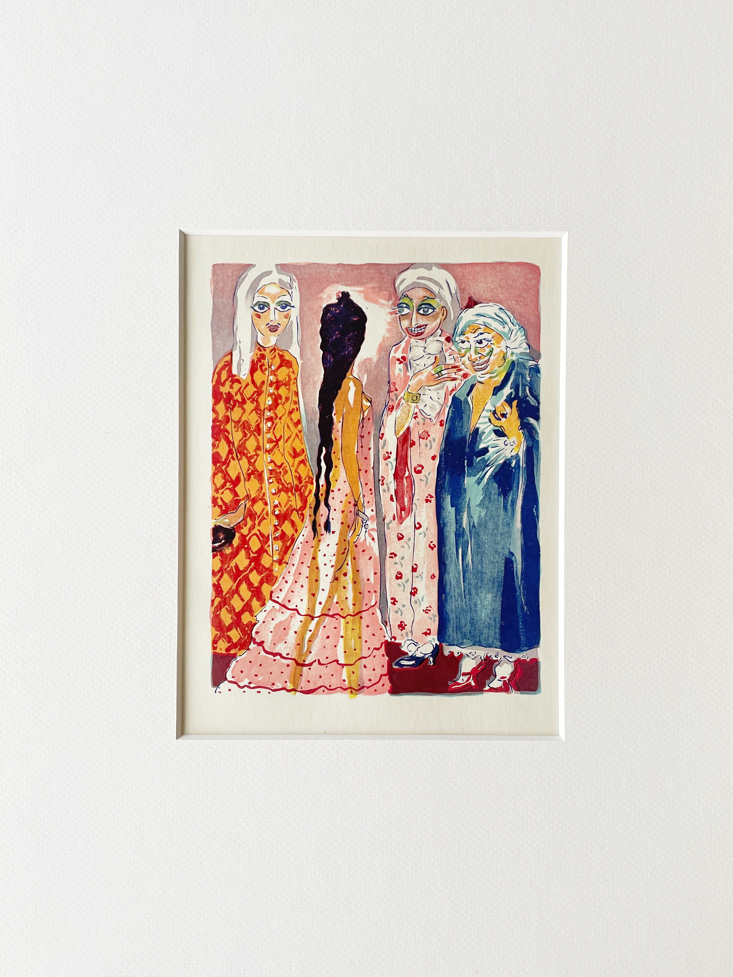 Woodprint Kees van Dongen 
