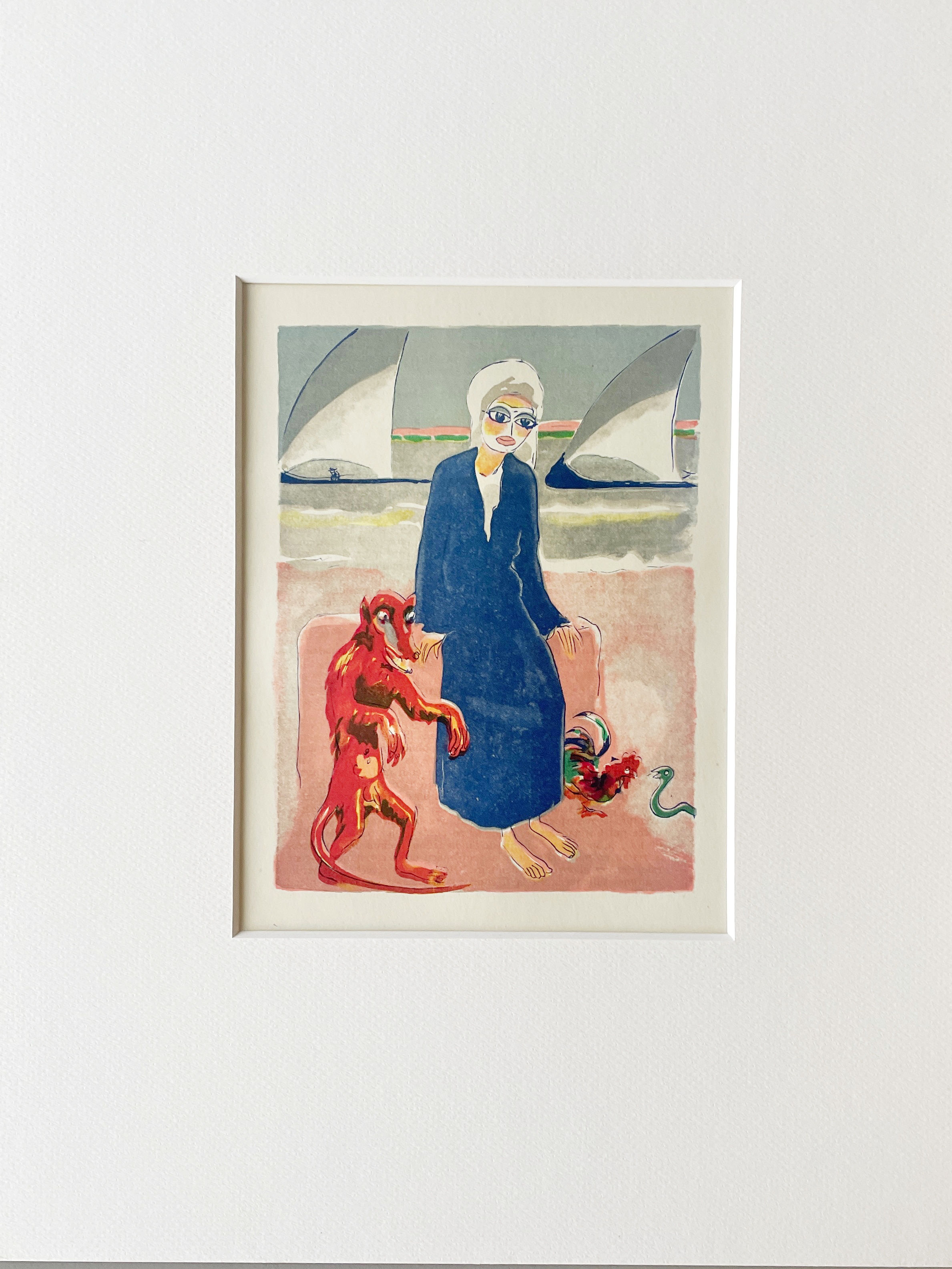 Woodprint Kees van Dongen 
