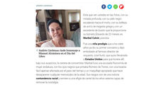 Maribel Calvín: una virtuosa de la vida
