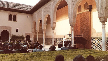 Maribel Calvín. recital Patio de los Arrayanes. Alhambra