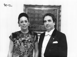 Maribel Calvín con García Asensio