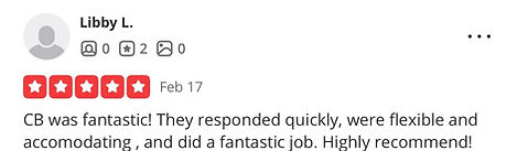 CB Cleans Costumer Review