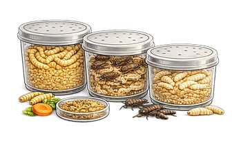 Alimentation pour insectes et arthropodes