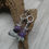 Thumbnail: Czech Glass Sterling Silver Circle Drop Earring