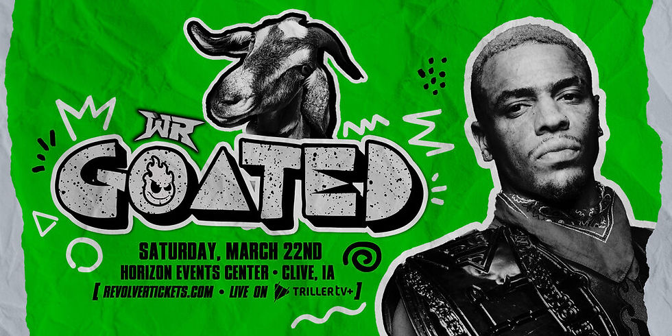 Wrestling Revolver - GOATED | CLIVE, IA