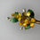 Thumbnail: Yellow enamel floral hair clip