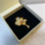 Handmade Velvet Flower Enamel Hair Clip