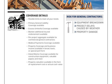 General Contractor's Insurance