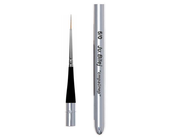 Thumbnail: Ju.Bilej -Folding brush made of imitation kolinsky #5/0 by Yulia Biley