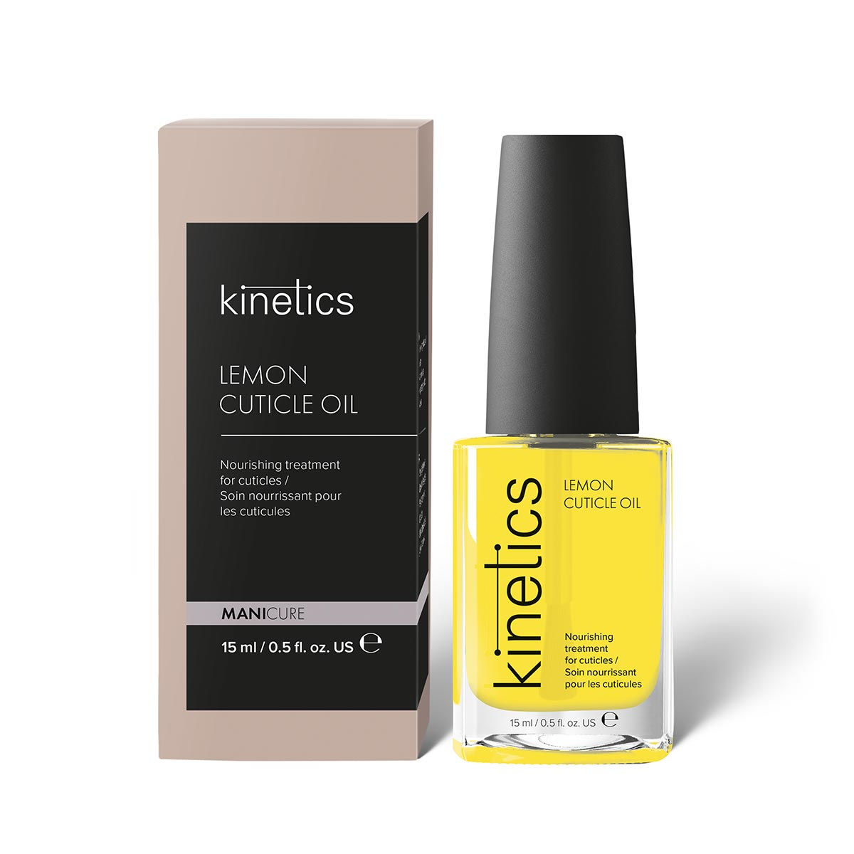 KN Lemon Cuticle Oil 15ml, packed in box