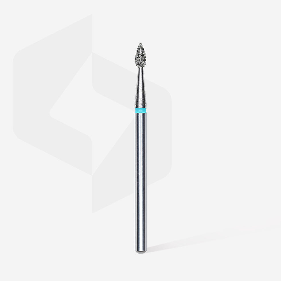 Thumbnail: Staleks Pro Diamond nail drill bit, “drop” ,blue (nr20)