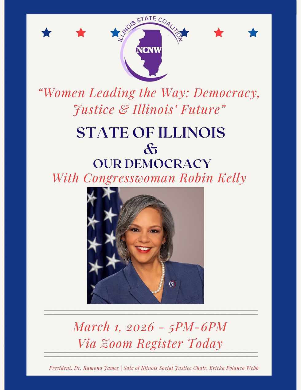 State of Illinois & Our Democracy - A Conversation with Congresswoman Robin Kelly