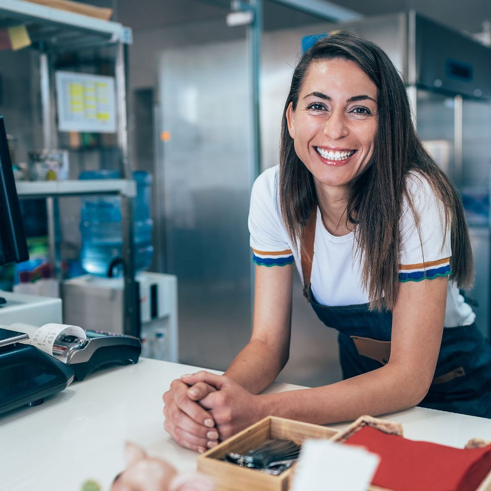 Business Woman Smiling