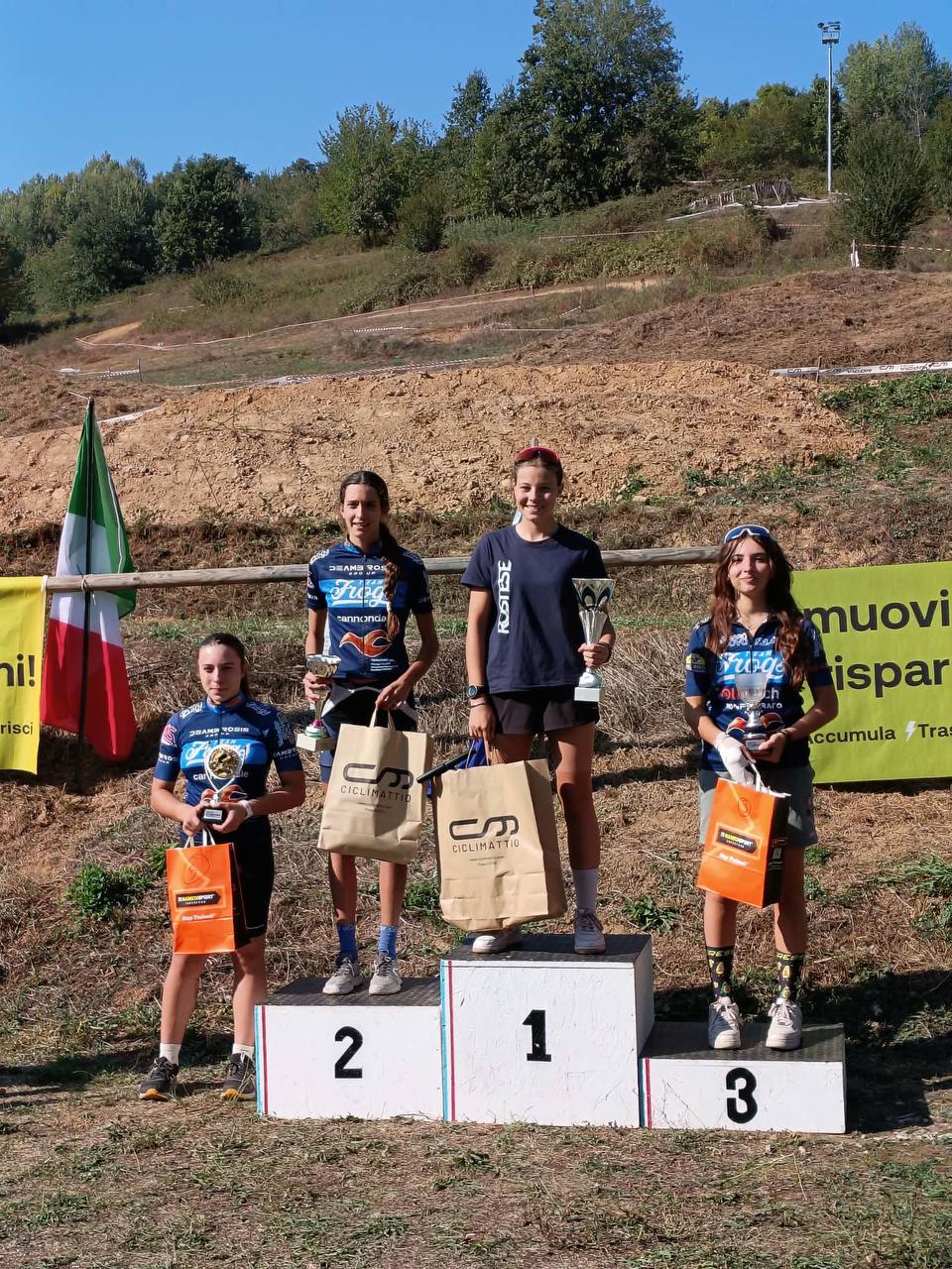 Francesca Milone Allieve I anno vince e Baiotto Master 5