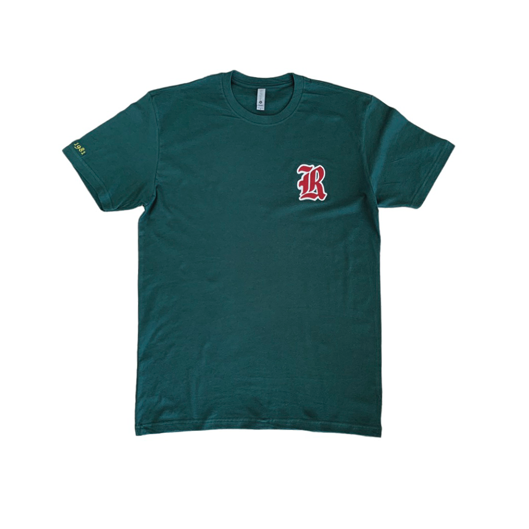 Rike Knows "R" Logo Forest Green Shirt