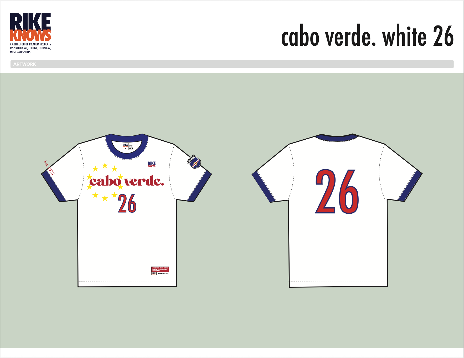 cabo verde. White World Cup 26 Jersey