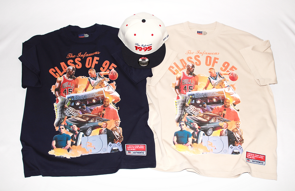 Thumbnail: Rike Knows "Class of 95” Authentic Tee Navy
