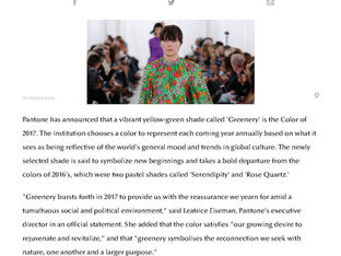 Pantone reveals the colour of 2017 | CR Fashion Book